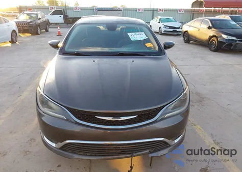 2015 Chrysler 200 Limited z USA, uszkodzony, nr VIN 1C3CCCAB5FN681634
